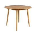 Tavolo da pranzo rotondo con piano in rovere ø 100 cm Fabio - White Label
