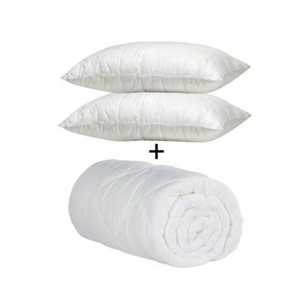 Set copripiumino e due cuscini in cotone Ranforce - Mila Home