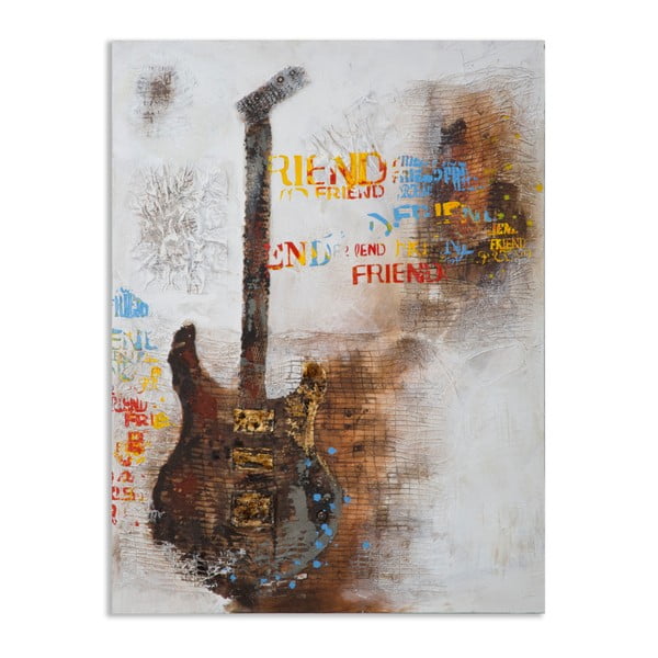 Pittura Guitar Art, 90 x 120 cm - Mauro Ferretti