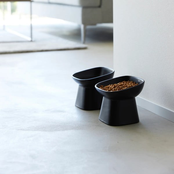 Ciotola in ceramica per animali domestici Tower - YAMAZAKI-image-3