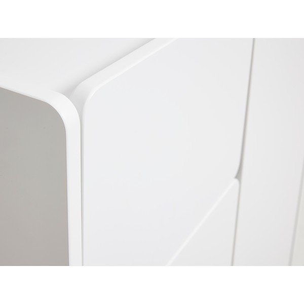 Armadietto bianco 80x100x40 cm Bera – Unique Furniture-image-4