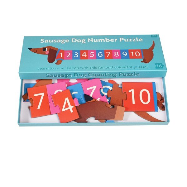 Puzzle 16 pezzi Sausage Dog - Rex London-image-3