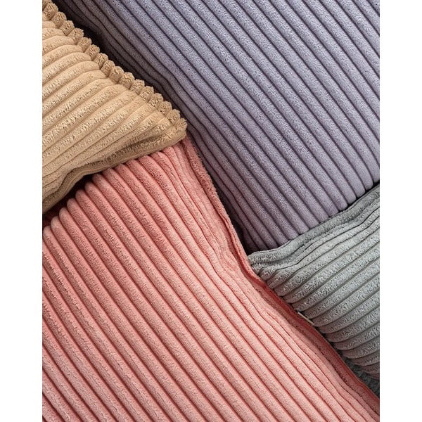 Cuscino per divano da bambini rosa con rivestimento in velluto a coste Bolster – Wigiwama-image-2