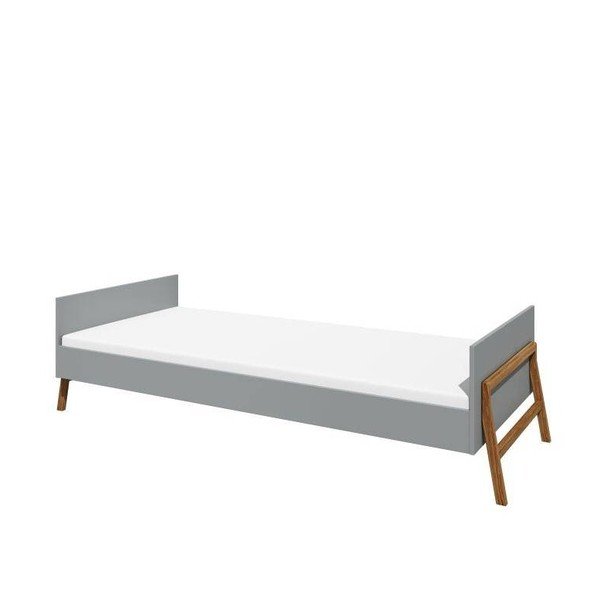 Letto grigio per bambini 90x200 cm Lotta - BELLAMY-image-2