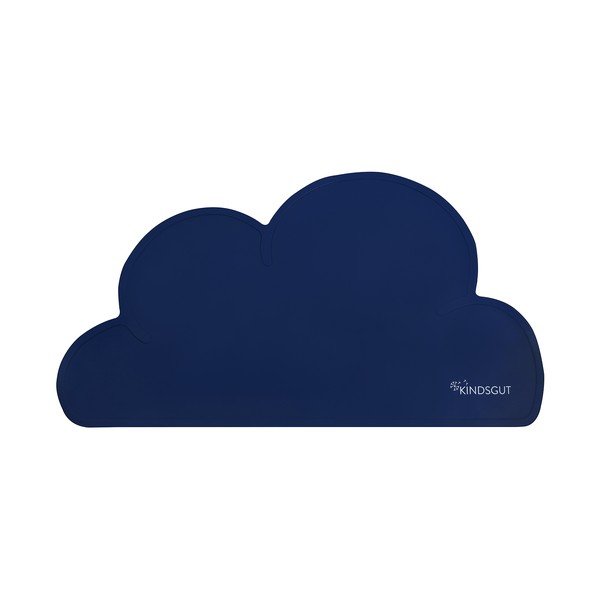 Tovaglietta in silicone blu scuro Cloud, 49 x 27 cm - Kindsgut
