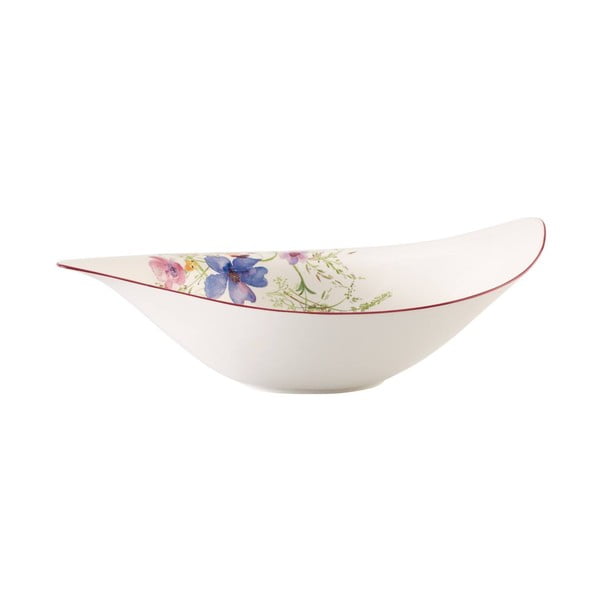 Insalatiera in porcellana bianca con motivo floreale Villeroy & Boch Mariefleur Serve, 3,8 l Mariefleur Serve & Salad - Villeroy&Boch