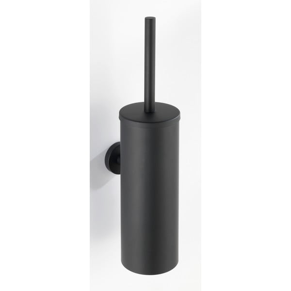 Scopino a parete in acciaio inox nero opaco Bosio - Wenko-image-2