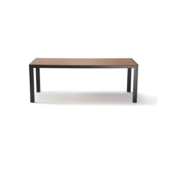 Tavolo da pranzo da giardino con piano in artwood 90x205 cm Viking – Bonami Essentials-image-2