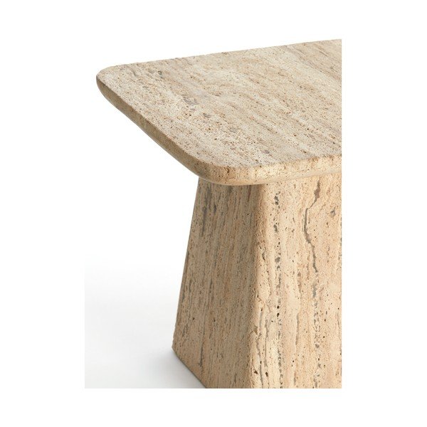 Tavolino con piano in pietra 45x45 cm Kepami - Light & Living-image-3