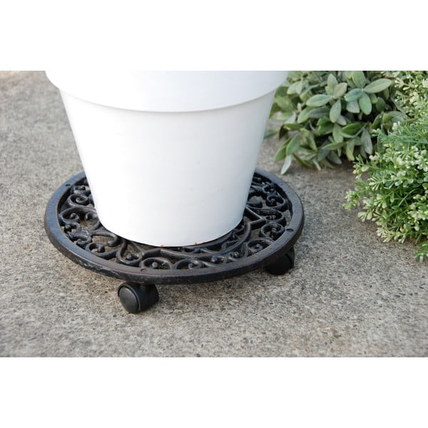 Supporto mobile in metallo per pentole ø 29 cm Ornament - Esschert Design-image-1