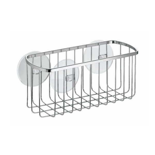 Cestino in metallo con ventose Rettangolare Gia - iDesign-image-1