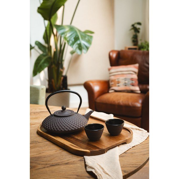 Teiera burgundy in ghisa 1,25 l Xilin – Bredemeijer-image-1