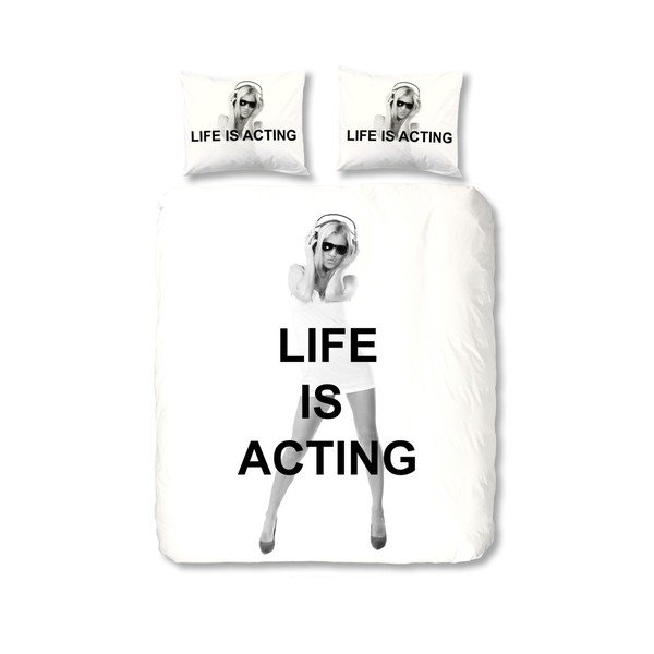 Povlečení Act White/Black, 240x200 cm