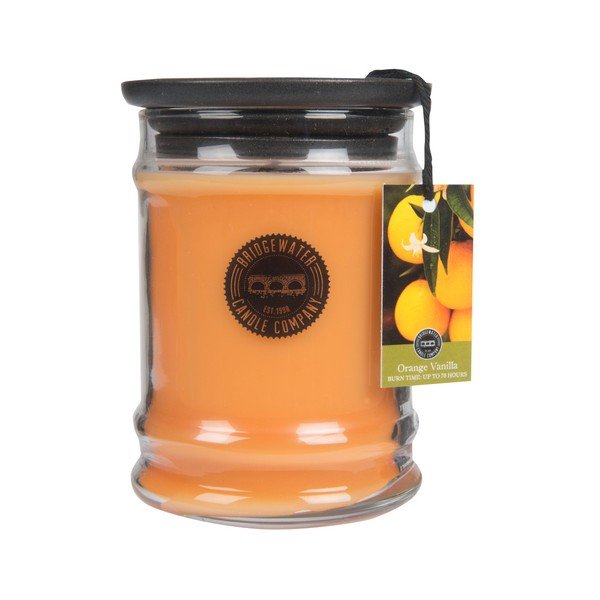 Candela profumata all'arancia e alla vaniglia di Bridgewater Candle Company in confezione di vetro, durata di combustione 65-85 ore - Bridgewater Candle Company