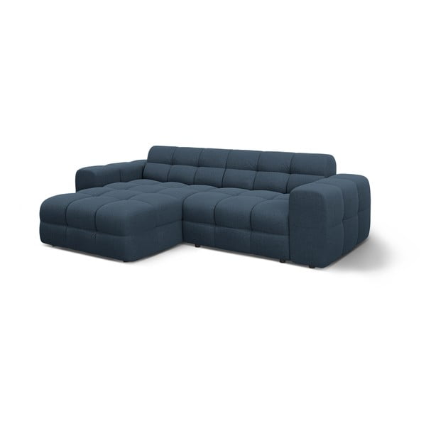 Divano angolare blu scuro (con penisola a sinistra/con chaise lounge) Kendal – Micadoni -image-3