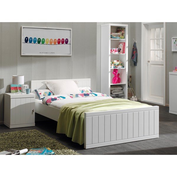 Letto bianco , 120 x 200 cm Robin - Vipack-image-1