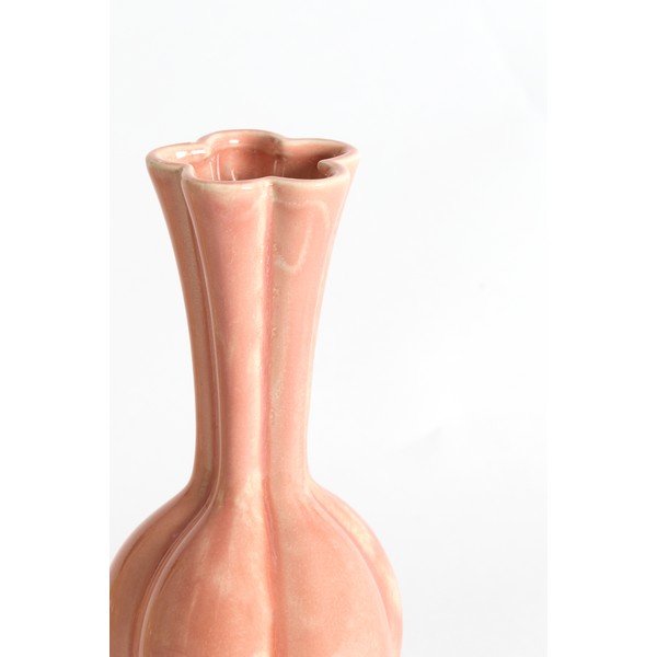 Vaso rosa in ceramica (altezza totale 17 cm) Sydell – Light & Living-image-1