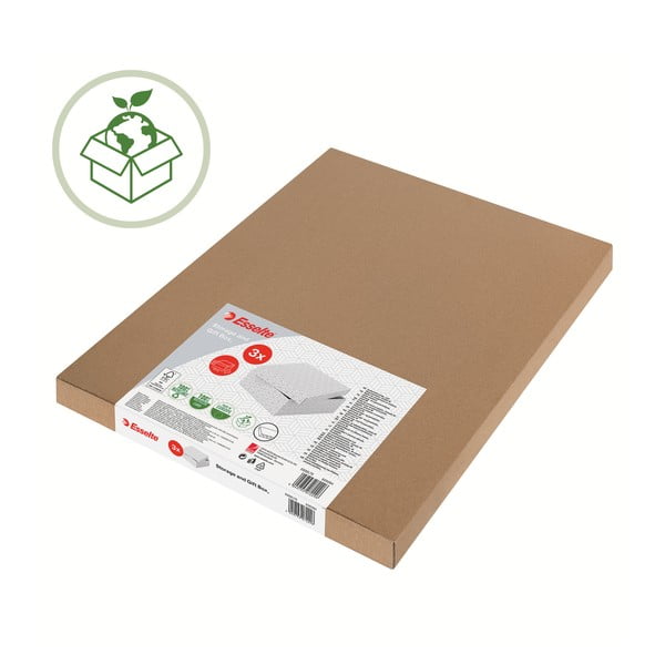 Set di 3 scatole portaoggetti bianche , 26,5 x 36 cm - Esselte Home-image-4