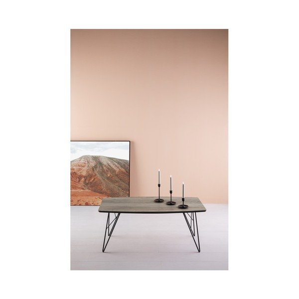 Tavolino grigio e marrone Jaca - Marckeric-image-2