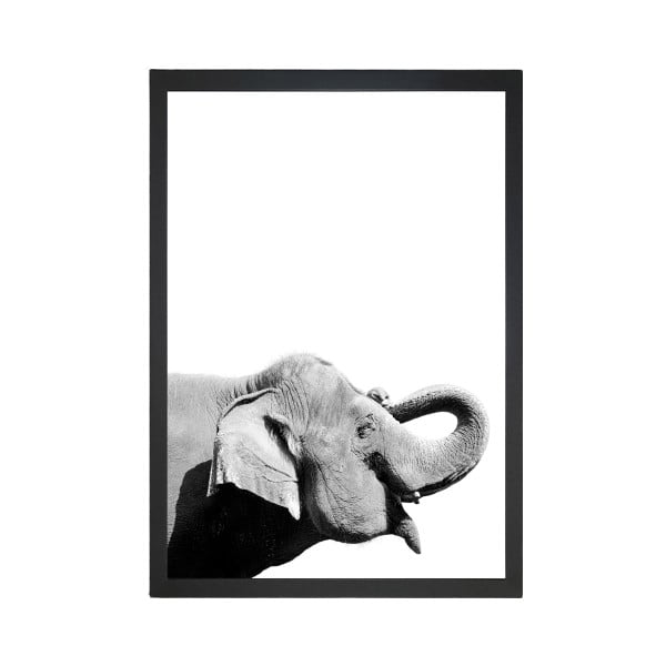 Poster 24x29 cm Damarion Elephant - Tablo Center