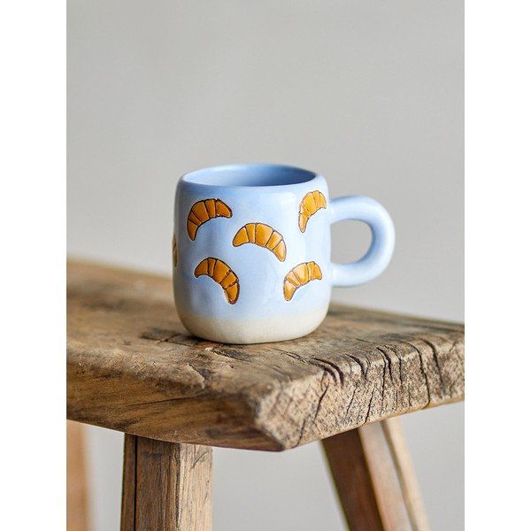Tazza per bambini azzurra in gres 110 ml Millie – Bloomingville Mini-image-1