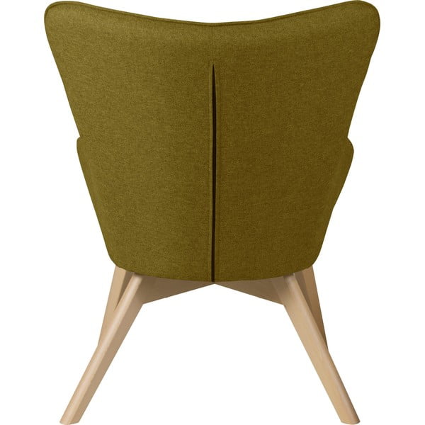 Poltrona con poggiapiedi verde Niko – Ropez-image-4