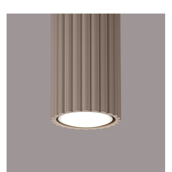 Faretto grigio tortora in metallo Gleam – Sollux-image-3