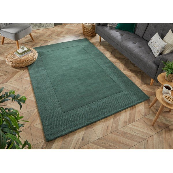 Tappeto in lana verde scuro 120x170 cm Siena - Flair Rugs-image-1