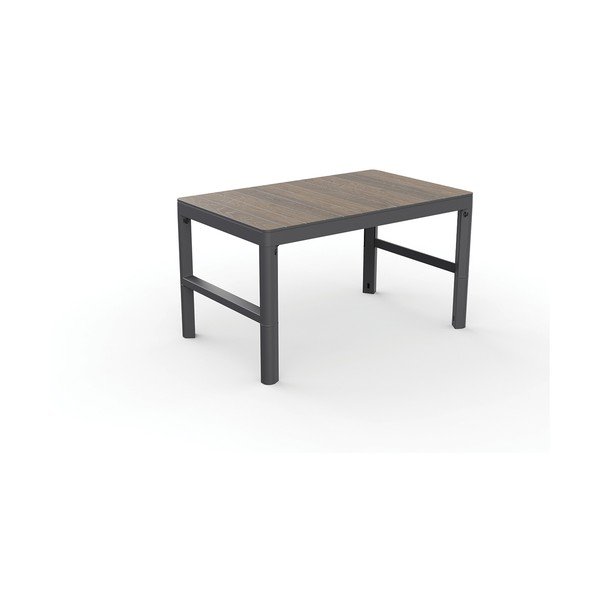 Tavolino da giardino con effetto noce 71,5x116 cm Lyon – Keter-image-2