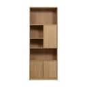 Libreria modulare in rovere naturale 77x199 cm Modulair - vtwonen