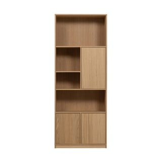 Libreria modulare in rovere naturale 77x199 cm Modulair - vtwonen