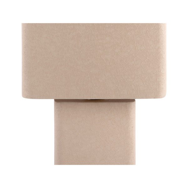Lampada da tavolo beige in metallo (altezza totale 33 cm) Boaz Recto – Leitmotiv-image-4
