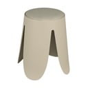 Sgabello beige in plastica impilabile Comiso – Wenko