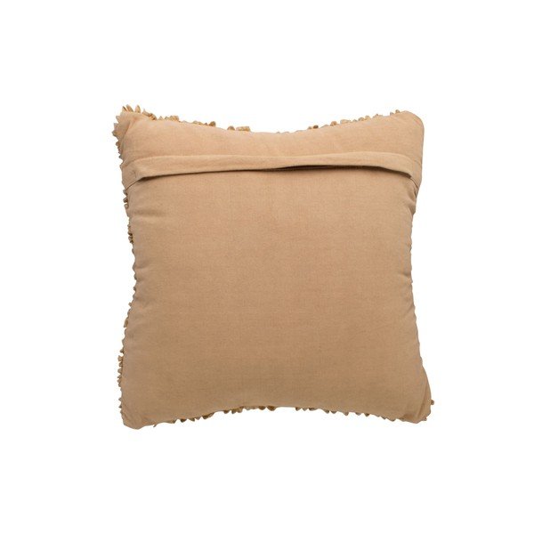 Cuscino in cotone marrone, 45 x 45 cm Purity - PT LIVING-image-2