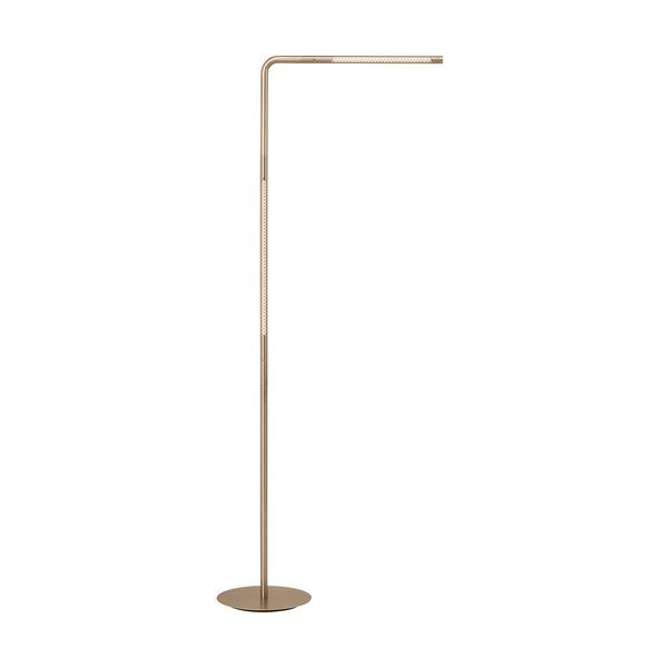 Lampada da terra LED color ottone con intensità regolabile (altezza totale 142,5 cm) Omni Floor – UMAGE