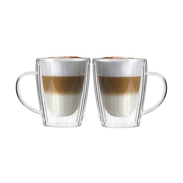 Tazze in set per cappuccino in vetro 2 pz 250 ml Livio Duo – Vialli Design