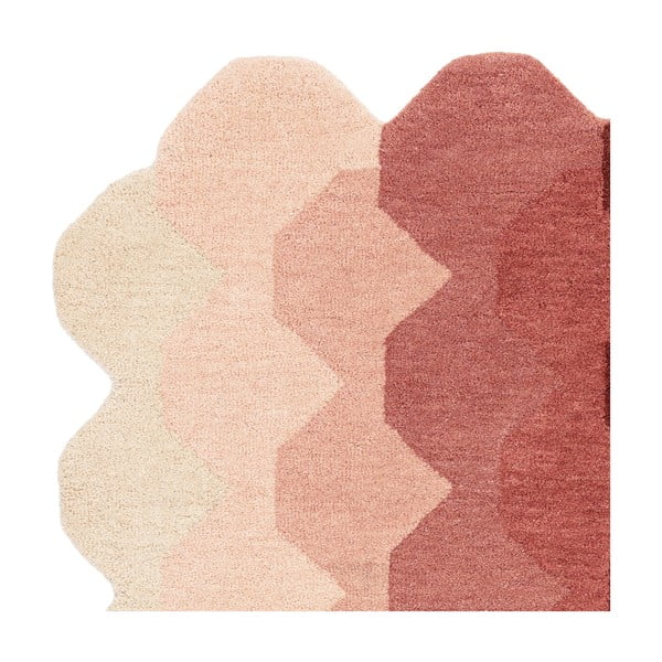 Tappeto in lana rosa 120x170 cm Hive - Asiatic Carpets-image-3