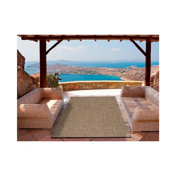 Tappeto per esterni beige scuro Jaipur Beige Daro, 80 x 150 cm - Universal-image-1