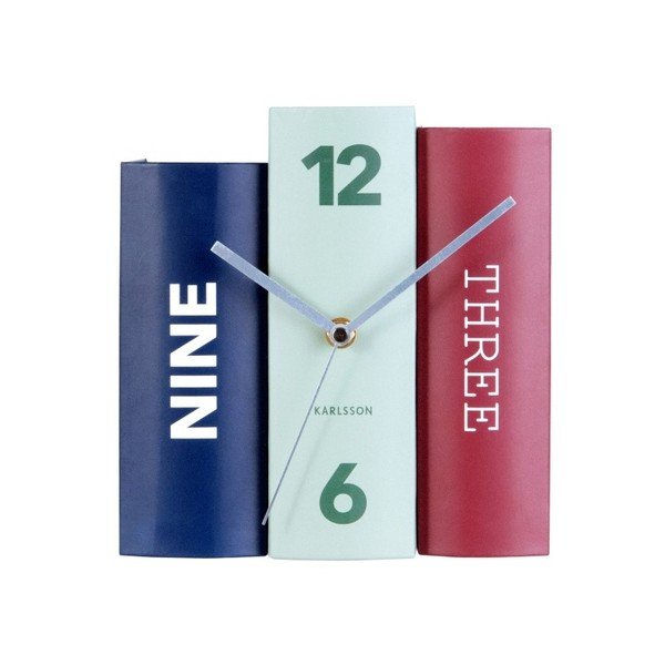 Stolní hodiny Karlsson Books Contra