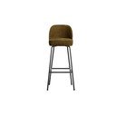 Sgabello da bar color bronzo in velluto (altezza della seduta 79 cm) Vogue – WOOOD