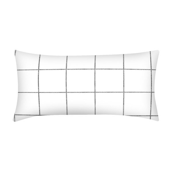 Federa decorativa bianca in percalle di cotone , 40 x 80 cm - Westwing Collection
