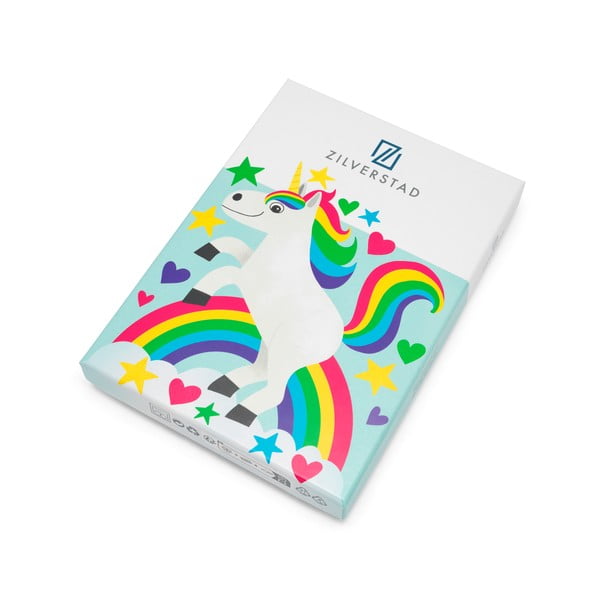 Posate per bambini in acciaio inox argento 4 pezzi Unicorn - Zilverstad-image-4