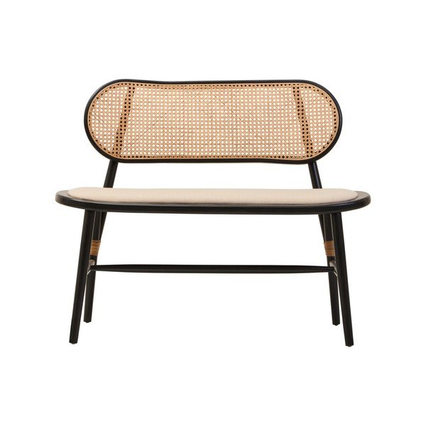 Panchina di colore naturale in imbottito Cebu – Premier Housewares-image-2
