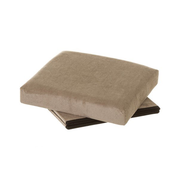 Sgabello in velluto beige Velvet - Casa Selección-image-2