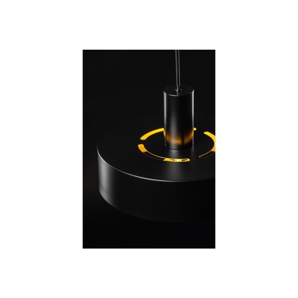 Lampada a sospensione nera con paralume in metallo ø 30 cm Selvia II - GTV-image-3