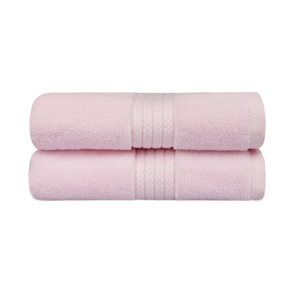 Set di 2 asciugamani da bagno rosa , 90 x 50 cm Mira - Unknown