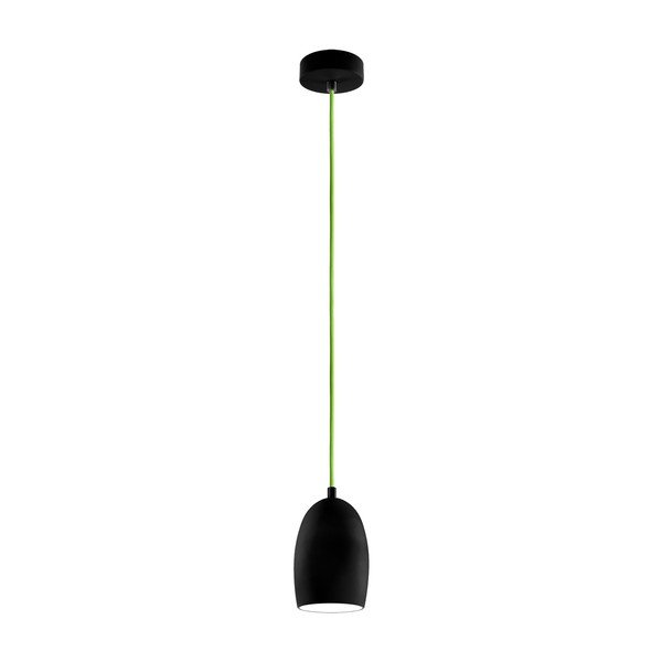 Světlo UME, black matte opal/green
