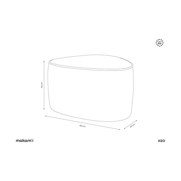 Poggiapiedi verde chiaro Keo – Makamii-image-3