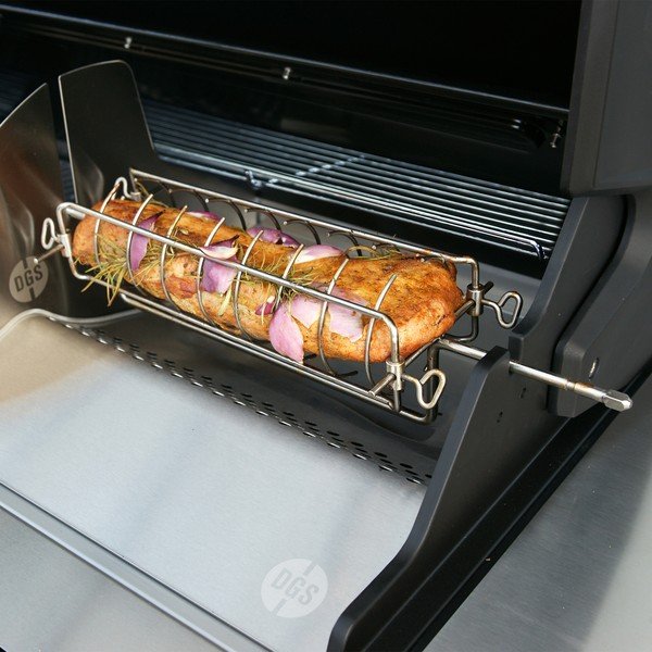 Girarrosto elettrico in acciaio Dualchef – Outdoorchef-image-1