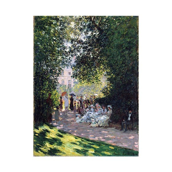 Obraz Claude Monet - The Parc Monceau, 40x30 cm